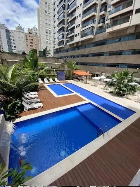 Flat Capitania Varam Guarujá com varanda gourmet-1